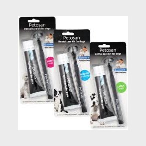 Petosan tandbrste og tandpasta st, medium