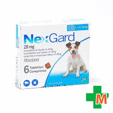 Nexgard (4-10kg),6stk,receptpligtig* Loppe- og flåtmidler Webshop