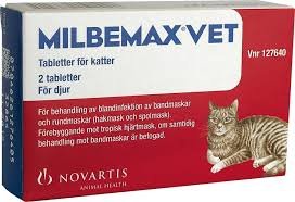 Milbemax 2 tabletter. OBS: Receptpligtig! Ormekur - Dyrenes