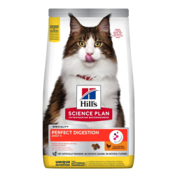 Hill's Perfect Digestion Adult 1+ kattefoder - 1,5 kg, 3 kg, 7 kg eller 12 x 85 g vdfoder