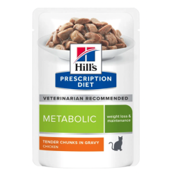 Hill's Feline Metabolic - 1,5 kg, 3 kg, 8 kg, 12 kg eller 12 x 85 g vdfoder
