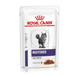 Royal Canin Health Neutered Satiety Balance til kat, 1,5 kg, 3,5 kg, 8 kg og 12 x 85 gr vdfoder