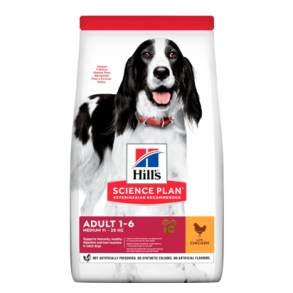 HILL'S SCIENCE PLAN Medium Adult hundefoder med kylling - 2,5 eller 12 kg