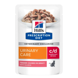 Hill's Feline c/d - 1,5 kg, 3 kg, 8 kg, 12 kg, 12 x 85 g m. kylling eller 12 x 85 g m. laks