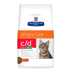 Hill's Feline c/d Reduceret kalorieindhold - 1,5 kg, 3 kg, 8 kg eller 12 x 85 g vdfoder