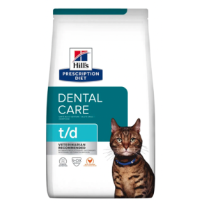 Hill's Feline t/d - 1,5 eller 3 kg.