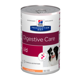 Hill's i/d trfoder til hunde med kylling - 1,5 kg, 4 kg, 12 kg eller 360 g dser.