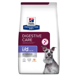 Hill's i/d Low Fat trfoder til hunde med kylling - 1.5 kg, 4 kg, 12 kg eller 360 g dser
