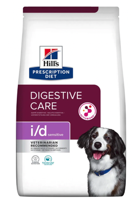 Hill's i/d Sensitive tørfoder hunde med æg ris - 1,5 kg, 4 kg eller 12 kg. - diæter - Dyrenes