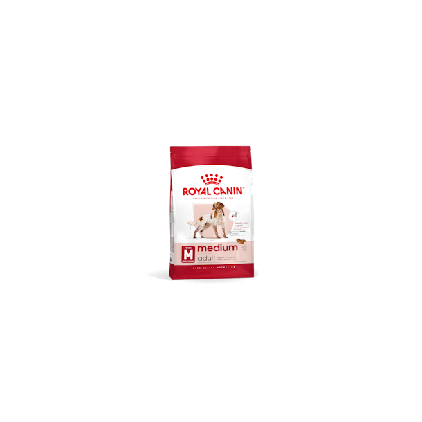 Royal Canin Medium Adult - 4-, 10-, 15 kg og 10 x 140 g vdfoder