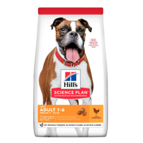 HILL'S SCIENCE PLAN Light Medium Adult hundefoder med kylling - 12 kg