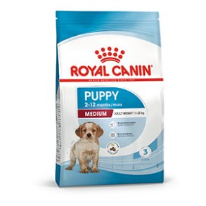 Puppy Medium Royal Canin - 4, 10 og 15 kg
