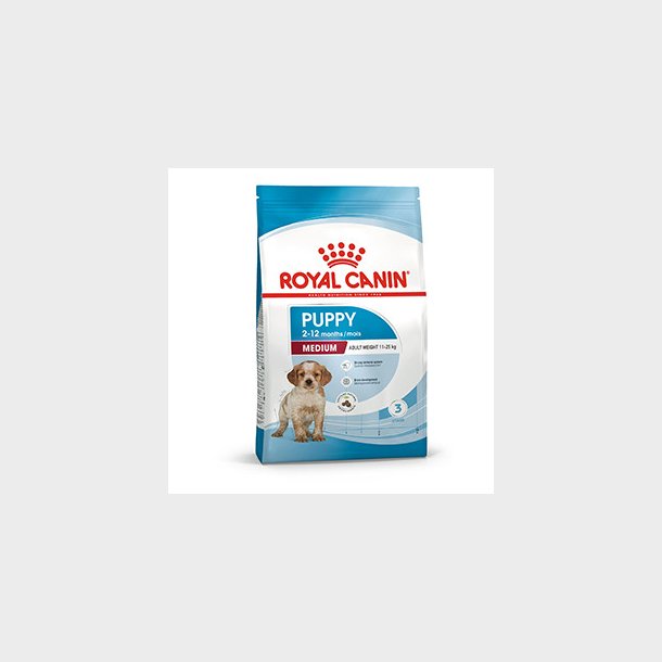Puppy Medium Royal Canin - 4, 10 og 15 kg