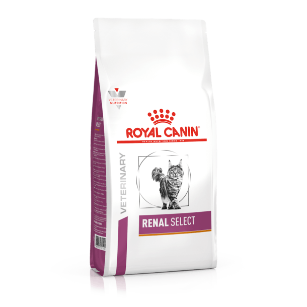 Royal Canin Vital Renal Select til katte med nyreinsufficiens - 0,4 kg, 2 kg eller 4 kg.